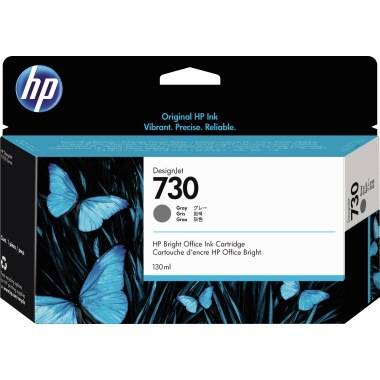 HP Tintenpatrone P2V66A Nr.730 130ml grau