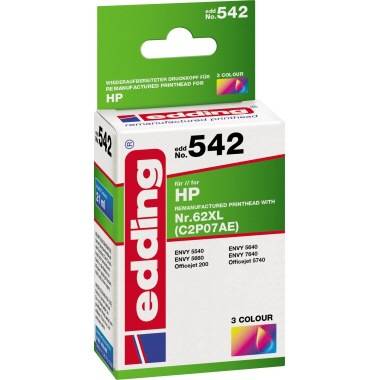 edding Tintenpatrone 18-542 wie HP 62XL farbig