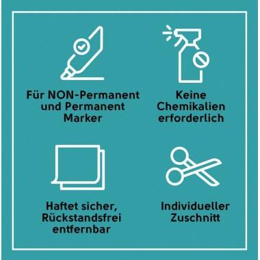 Post-it Whiteboardfolie Flex Write Surface FWS4X3 90x120cm