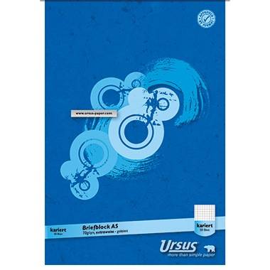 Staufen Briefblock 608741020 DIN A5 70g ECF 50Blatt kariert