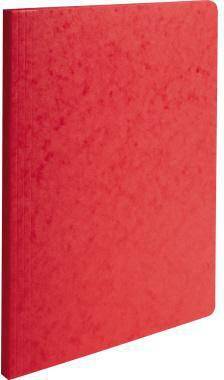 Exacompta Aktendeckel 11509H A4 Rücken gerillt rot