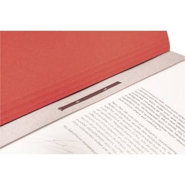 Falken Ösenhefter 80003841 DIN A4 halber Deckel Behördenheftung rot