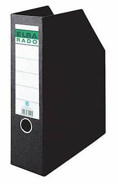 ELBA Stehsammler 100420838 DIN A4 85mm Hartpappe schwarz