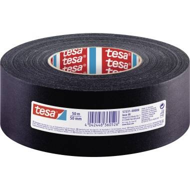 tesa Gewebeband 57231-00000 50mmx50m schwarz