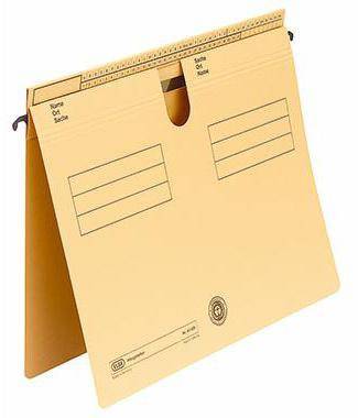 ELBA Hängehefter 100555352 DIN A4 kaufm./Amtsheftung Karton gelb