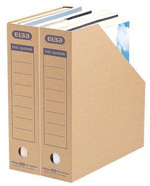 ELBA Stehsammler tric 100421086 78x287x310mm Wellpappe naturbraun