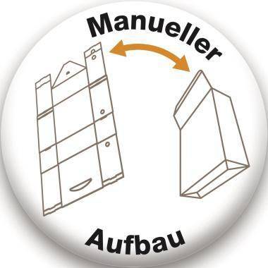 ELBA Stehsammler tric 100421086 78x287x310mm Wellpappe naturbraun