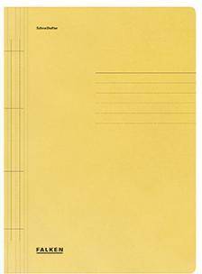 Falken Schnellhefter 80000425 A4 250g/m² Manila-RC-Karton gelb