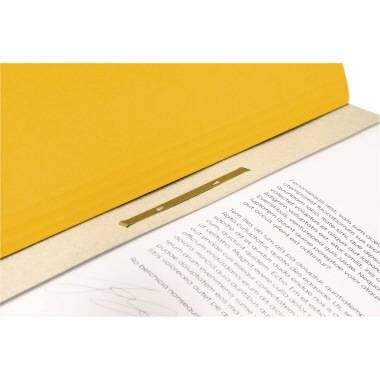 Falken Ösenhefter 80000532 DIN A4 halber Deckel Behördenheftung gelb