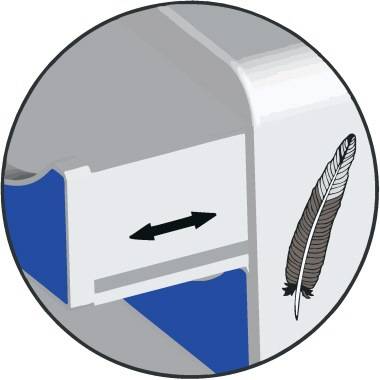 Exacompta Schubladenbox BIG-BOX PLUS 309798D 5Schübe farbig