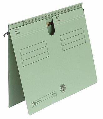 ELBA Hängehefter 100555353 DIN A4 kaufm./Amtsheftung Karton grün