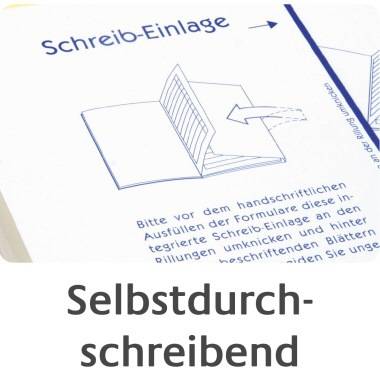 Zweckform Erlaubnis feuergef. Arb. 1787 A4 SD 3x40Blatt