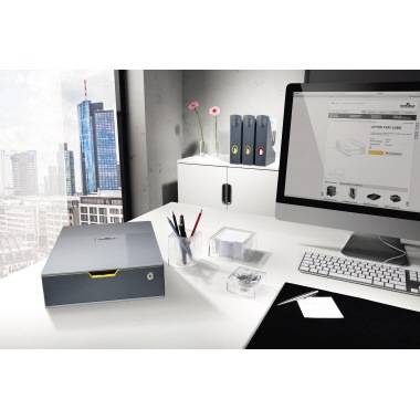 DURABLE Schubladenbox VARICOLOR 1 SAFE 760127 Schloss 1Fach gr/fb