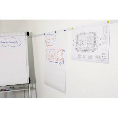 MAUL Planhalter Ferroband 6212002 3,5cmx25m sk Stahlblech weiß