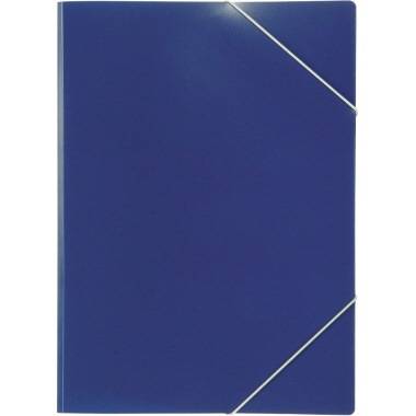 Oxford Eckspanner 100555331 DIN A4 PP dunkelblau