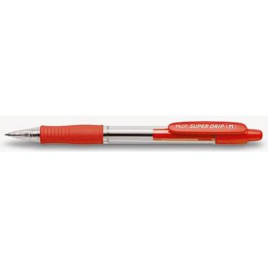 PILOT Druckkugelschreiber SUPER GRIP M 2030002 0,4mm rot