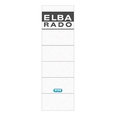 ELBA Ordneretikett 100551826 breit/kurz sk weiß 10 St./Pack.