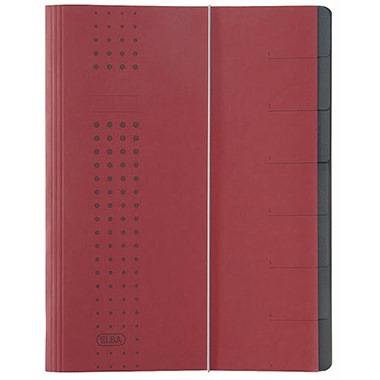 ELBA Ordnungsmappe chic 400002021 DIN A4 7Fächer Karton bordeaux