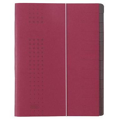 ELBA Ordnungsmappe chic 400001990 DIN A4 12Fächer Karton bordeaux