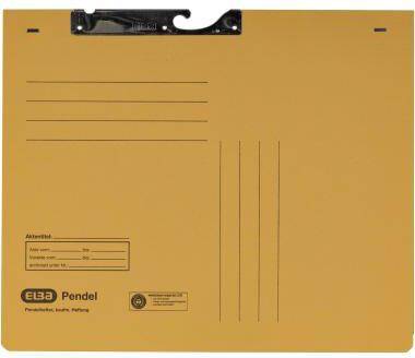ELBA Pendelhefter 100560101 DIN A4 kfm. Heftung 230g Karton gelb