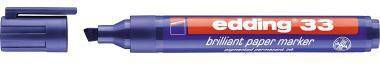 edding Pigmentmarker 33 4-33003 1-5mm Keilspitze blau
