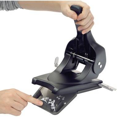 RAPESCO Locher ALU-65 1015 65Blatt Anschlagschiene schwarz