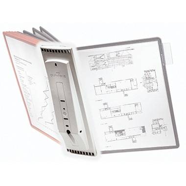 DURABLE Sichttafelständer SHERPA wall module 10 562110 101x326mm gr