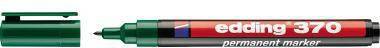 edding Permanentmarker 370 4-370004 1mm Rundspitze nachfüllbar grün
