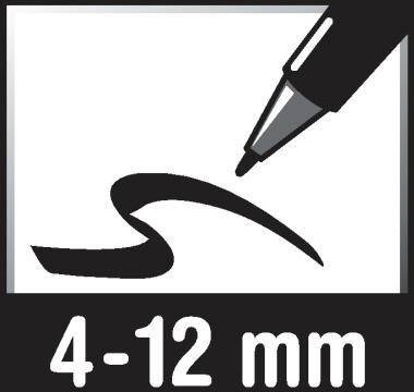 Schneider Permanentmarker Maxx 280 128001 4+12mm schwarz