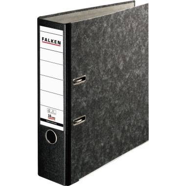 Falken Ordner Recycling Plus 11286523 DIN A4 80mm Papier sw