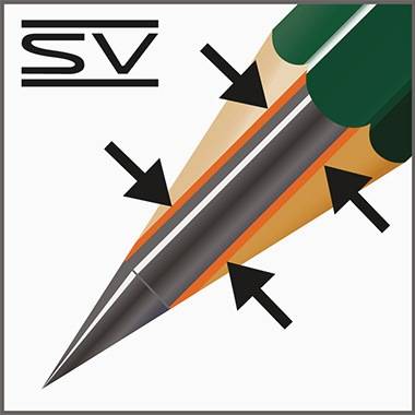 Faber-Castell Kopierstift CASTELL DOCUMENT 9610 119151 2mm blau