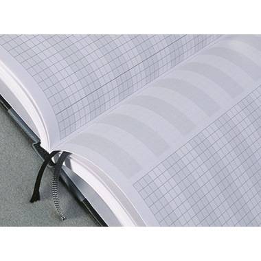 König & Ebhardt Protokollbuch 8655223 DIN A4 kariert 96Bl. sw