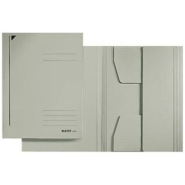 Leitz Jurismappe 39240085 DIN A4 3Klappen Colorspankarton grau