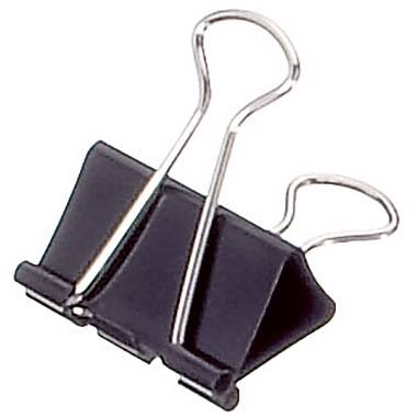 Soennecken Foldbackklemmer 1565 32x13mm schwarz 12 St./Pack.