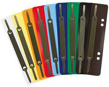 Soennecken Heftstreifen 3192 PP Metalldeckl. sortiert 250 St./Pack.