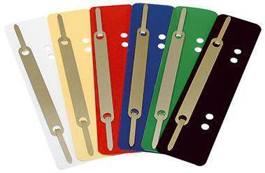 Soennecken Heftstreifen 3187 PP Metalldeckl. schwarz 25 St./Pack.