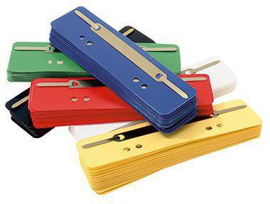 Soennecken Heftstreifen 3184 PP Metalldeckl. d.blau 25 St./Pack.