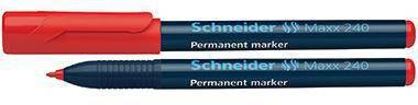Schneider Permanentmarker Maxx 240 124002 1-2mm Rundspitze rot