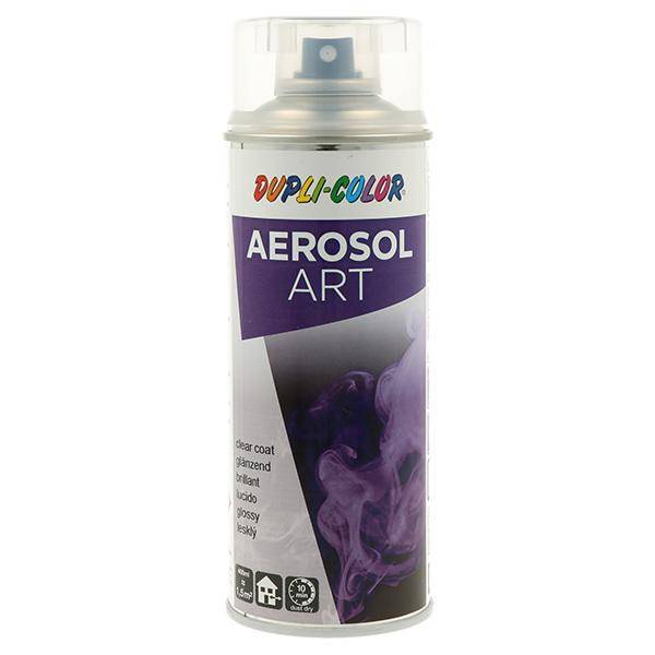 Buntlackspray AEROSOL Art Klarlack glänzend 400ml Spraydose 6 Dosen