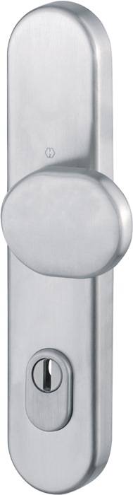 Knopflangschild E86G/3332ZA VA F69 f.Kombischutz PZ 8mm HOPPE