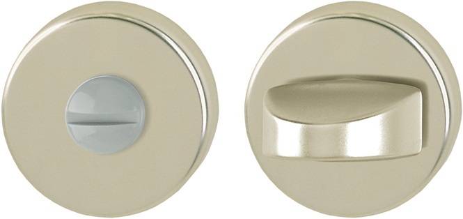 Schlüsselrosetten-Paar 42KVS Alu.F2 Schildst.9mm SK/OL rd.HOPPE