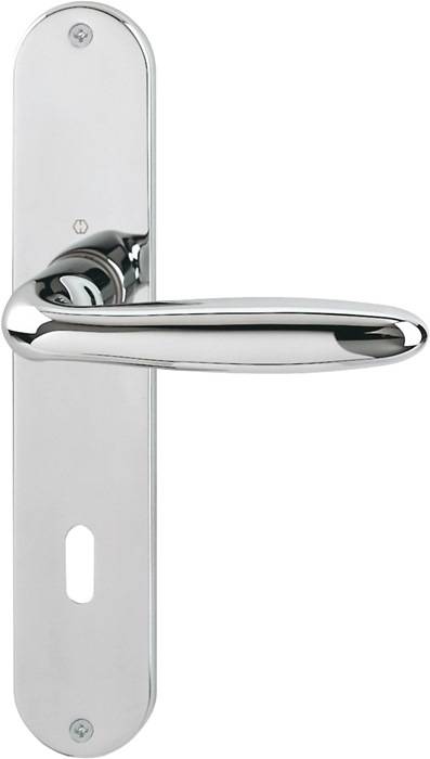 Langschildgarnitur Verona M151/302 MS F49-R OB 72mm DIN L/R HOPPE