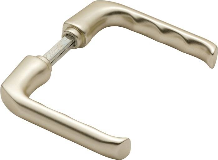 Türdrückerpaar London 113 Alu.F2 o.Rosetten VK 8mm HOPPE