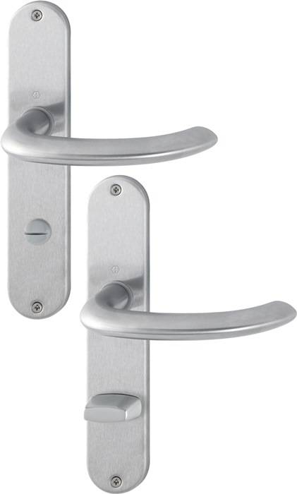 Langschildgarnitur Mar.E1138Z/302 VA F69 SK/OL 78mm DIN L/R HOPPE