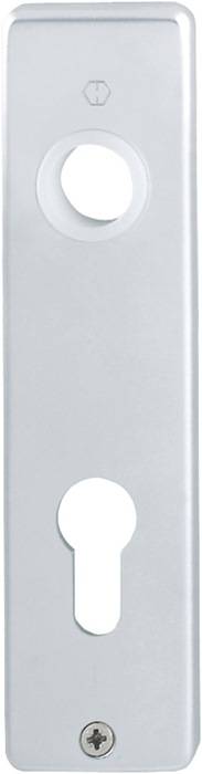 Kurzschildpaar 202KP/AP Alu.F1 PZ PA HOPPE