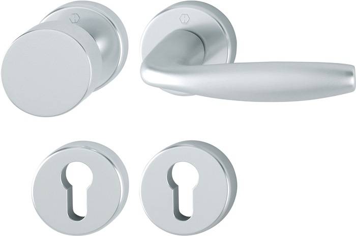 Rosettengrt.NY 58/42KV/42KVS/1810 Alu.F1 rd.PZ DIN L/R D/K HOPPE