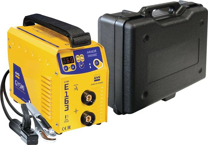 Elektrodenschweißgerät GYSMI E163 m.Zub.10-160 A GYS