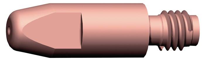 Stromdüse Draht-Ø 0,8mm M 6 L.28mm E-Cu A.BINZEL