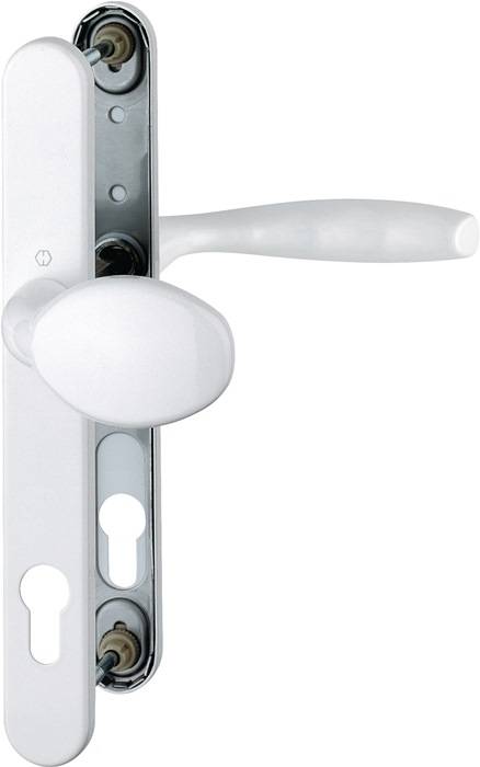 Profiltürgarnitur NY 76G/3346/1810 Alu.F9016 PZ f.TS 57-62mm HOPPE