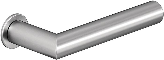 Türdrückerpaar 162PCM/162XAM VA XA m.Mini-Drückerrosette VK 8mm HEWI